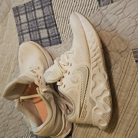 Nike White Renew Running Sneaker - Picture 3 of 4